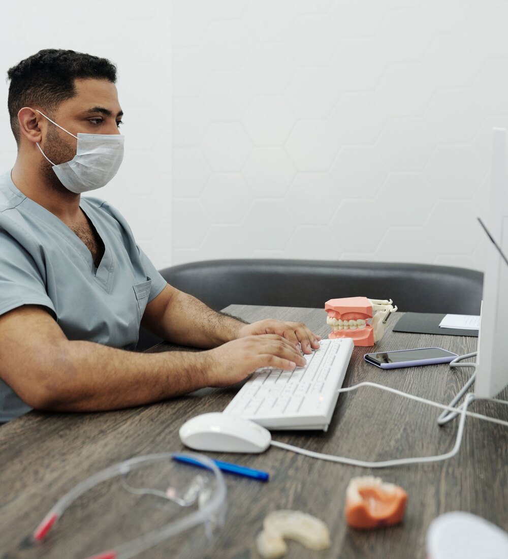Dental practice owner checking how their clinic shows up online