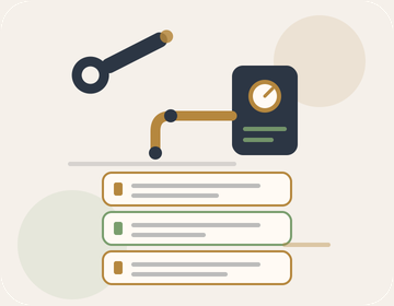 Plumbing company page structure shown as crawlable service, emergency and installation content cards.